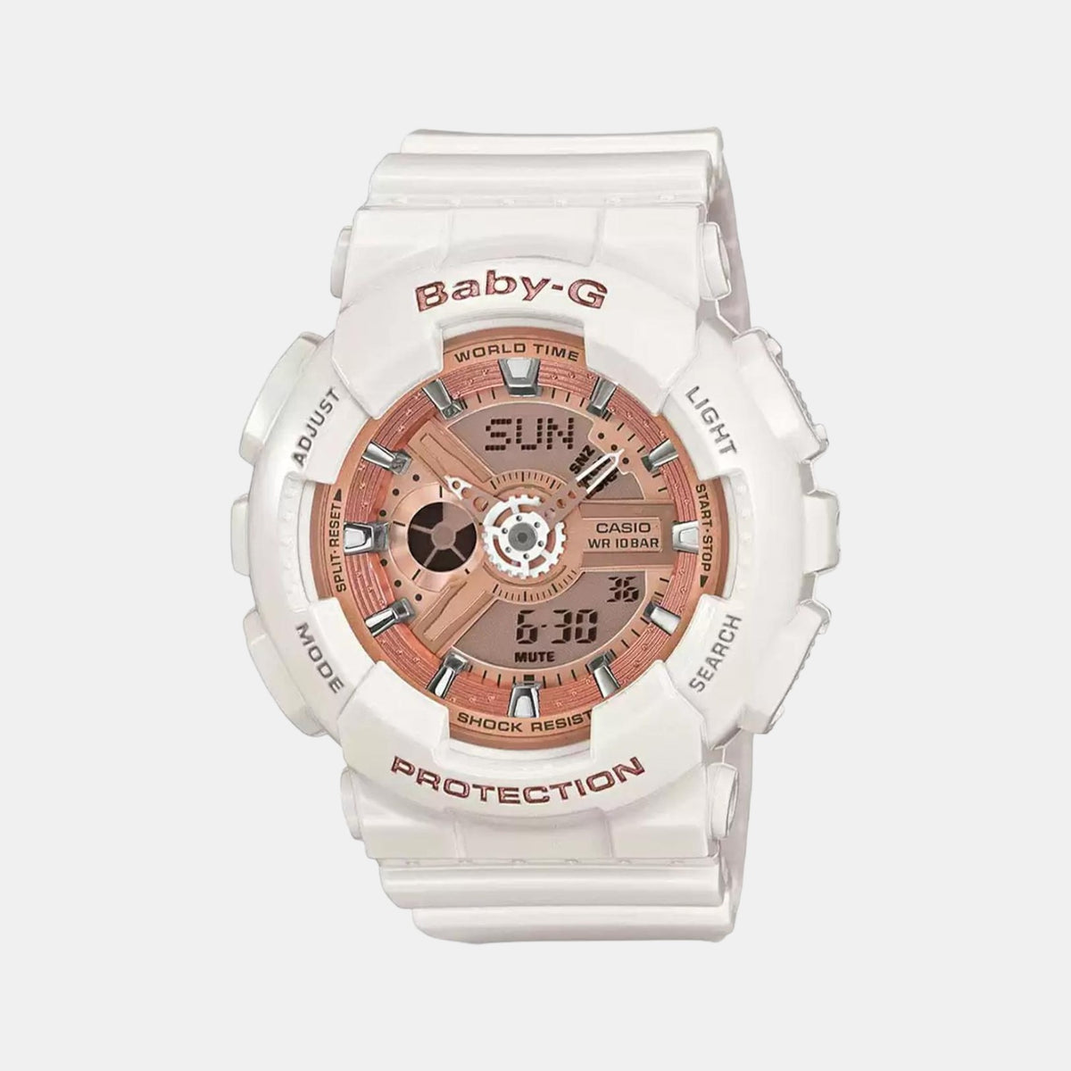 Casio Round Gold Analog-Digital watch
