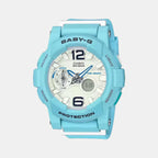 Casio Round White Analog-Digital watch