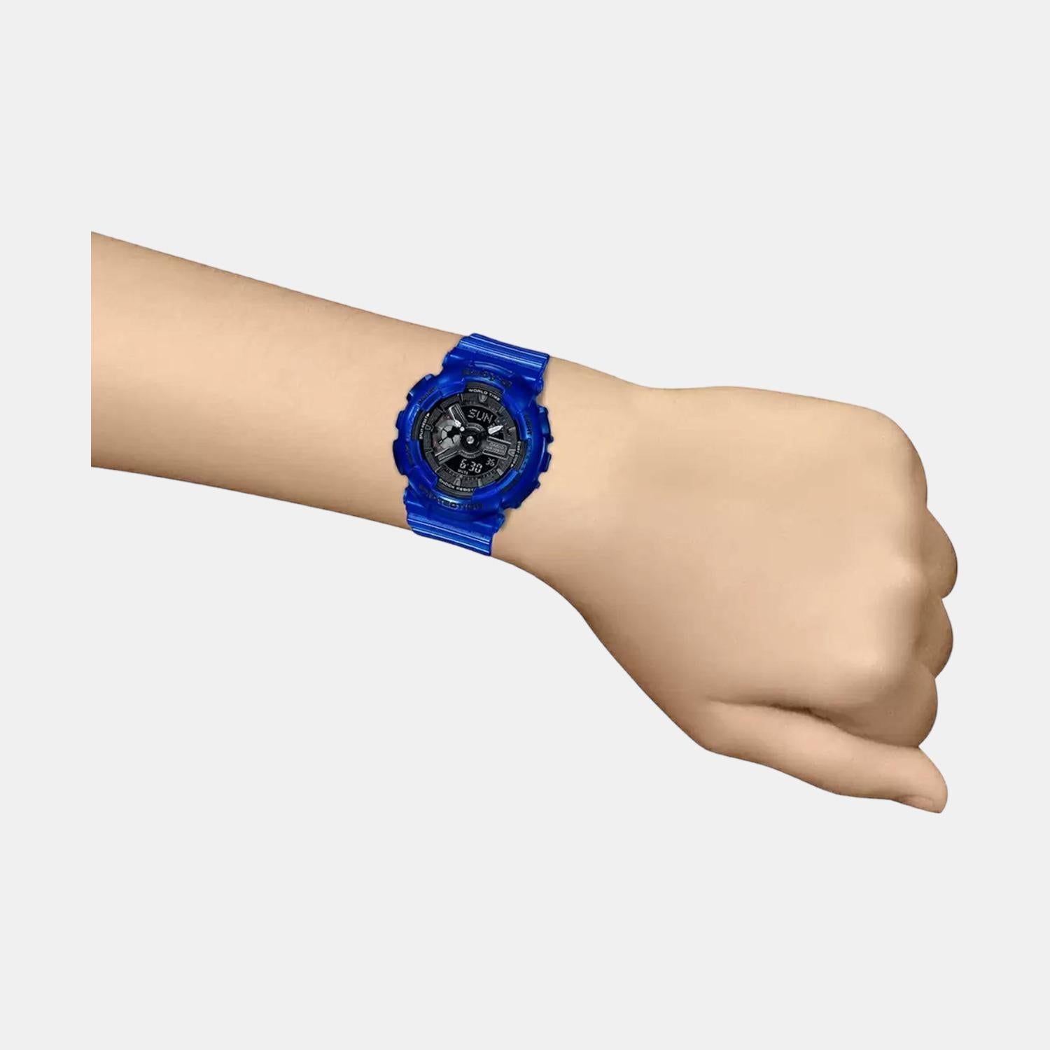 Casio 44 mm Blue Quartz watch