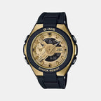 Casio Round Gold Analog-Digital watch