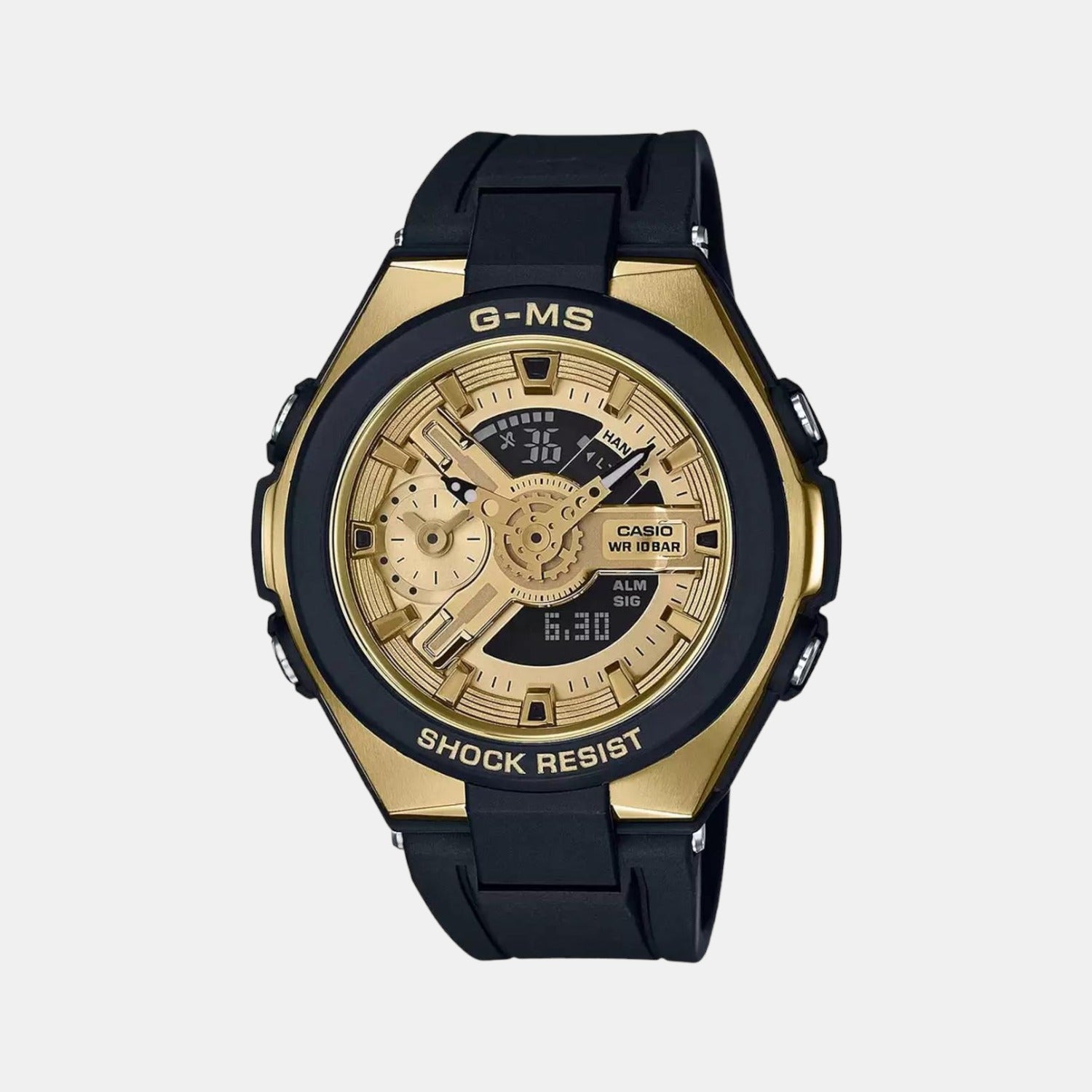 Casio Round Gold Analog-Digital watch