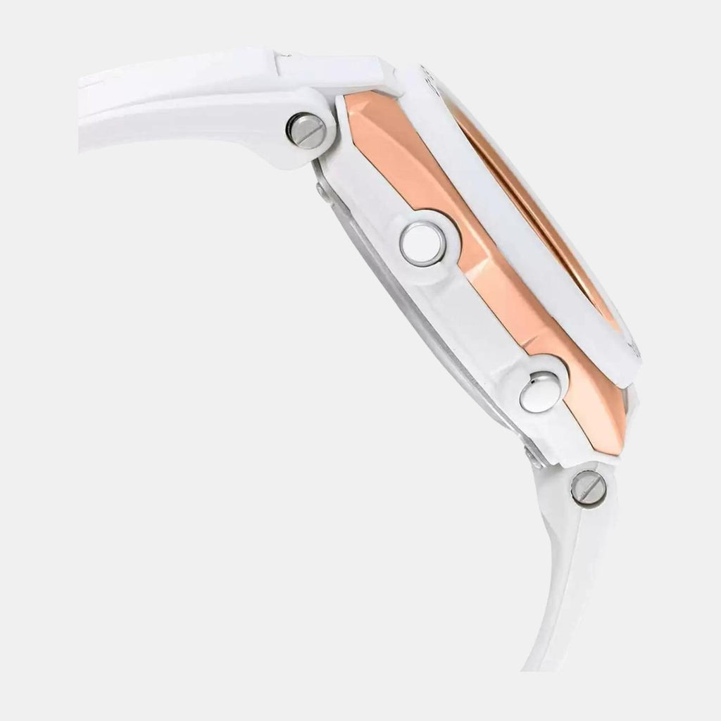 Casio Women Round White watch