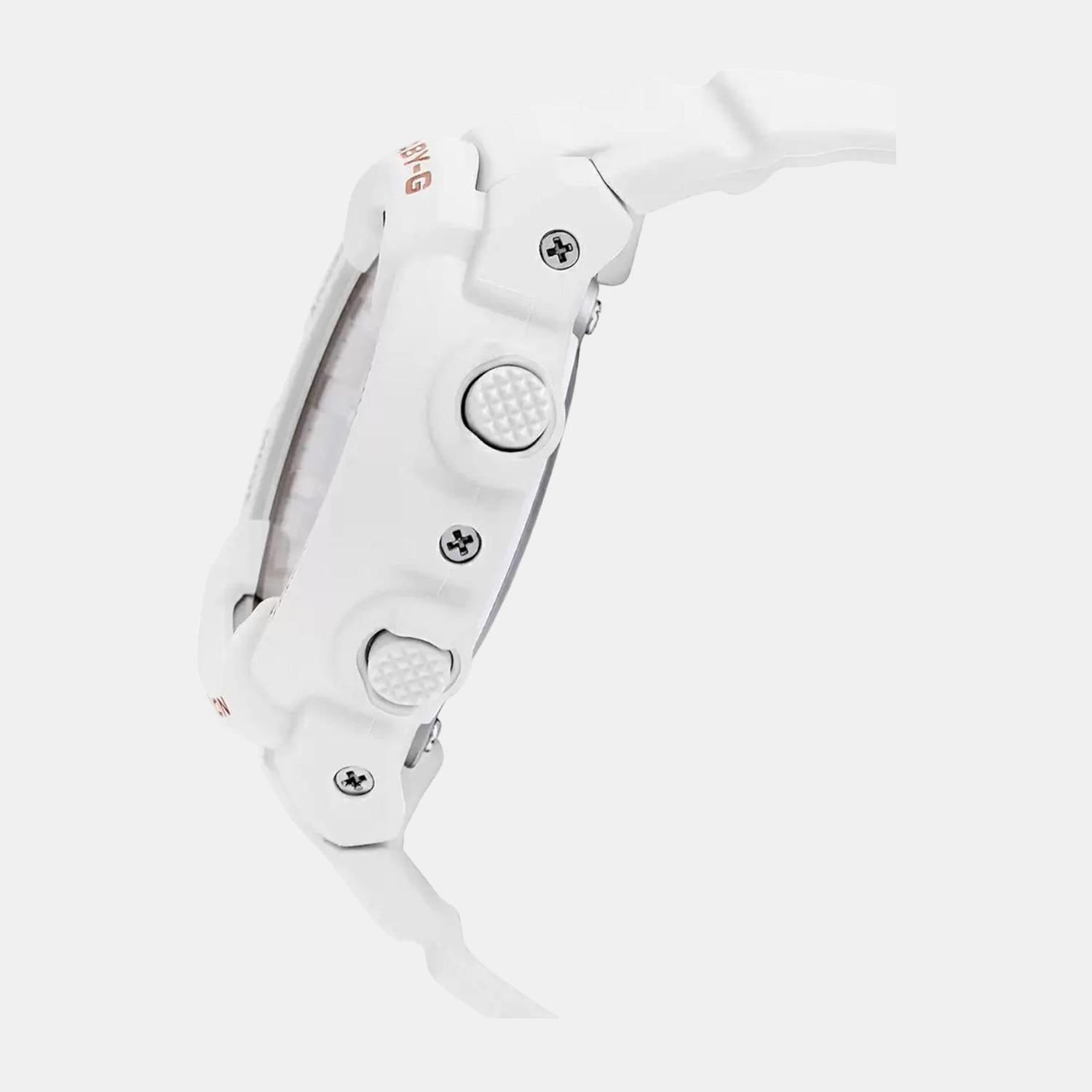 Casio Women Round White watch