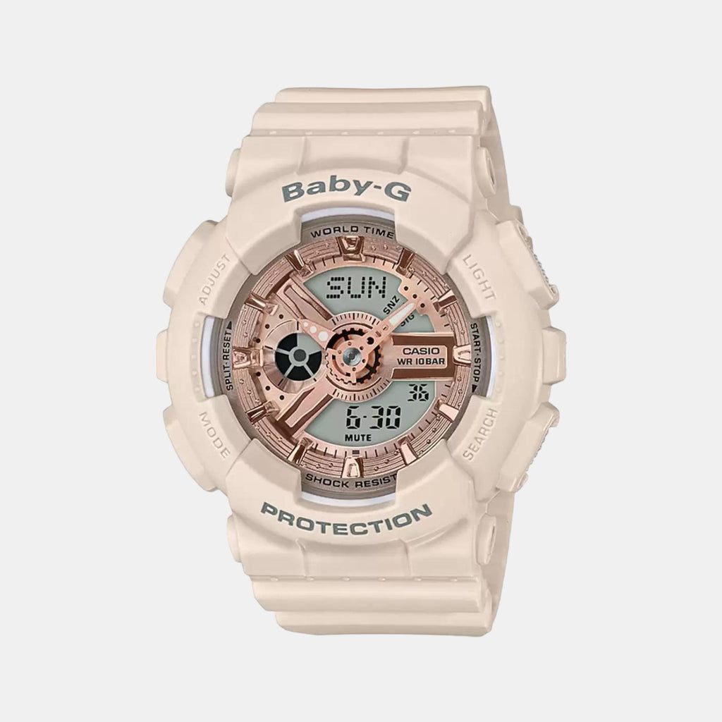Casio Round Gold Analog-Digital watch