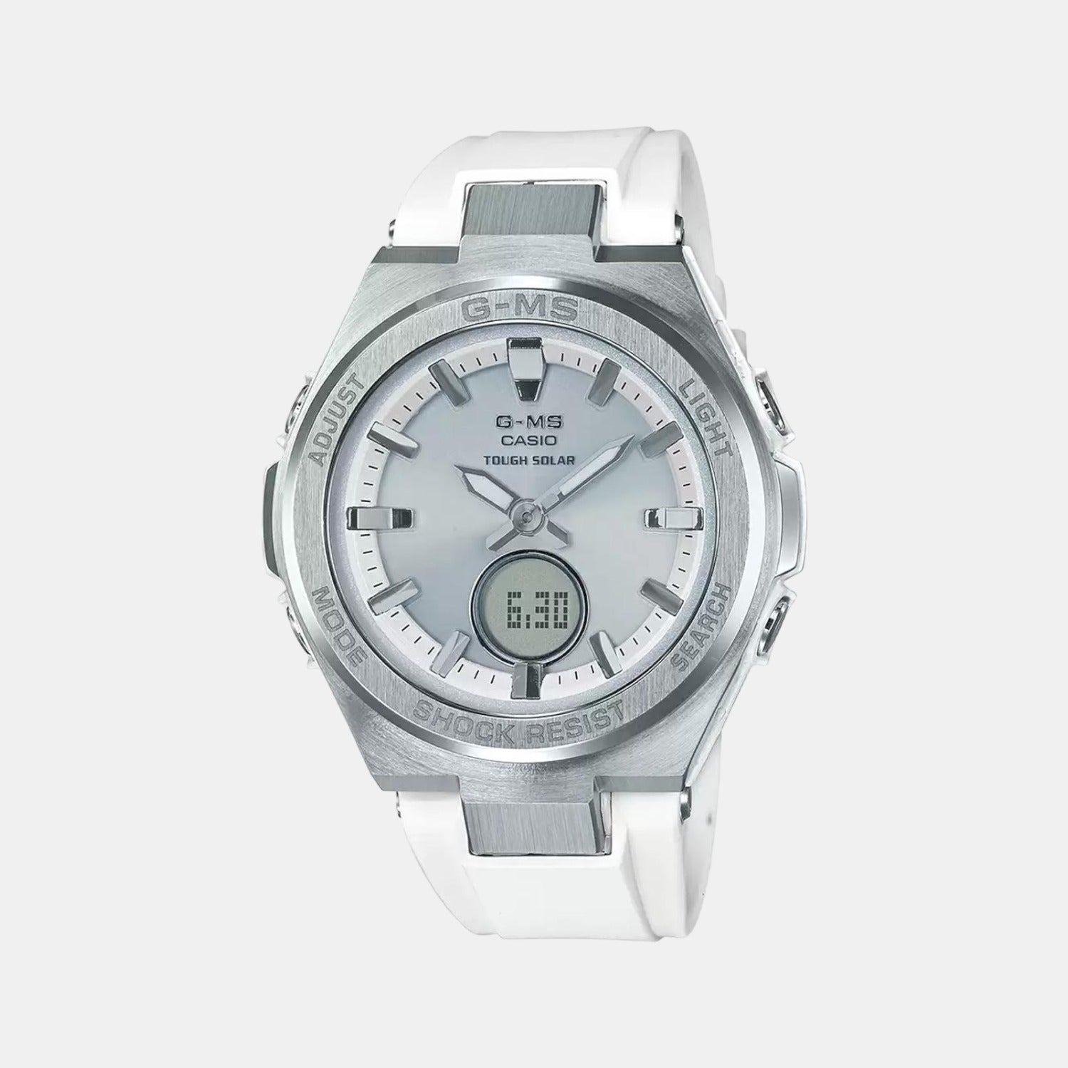 Casio Round Silver Analog-Digital watch