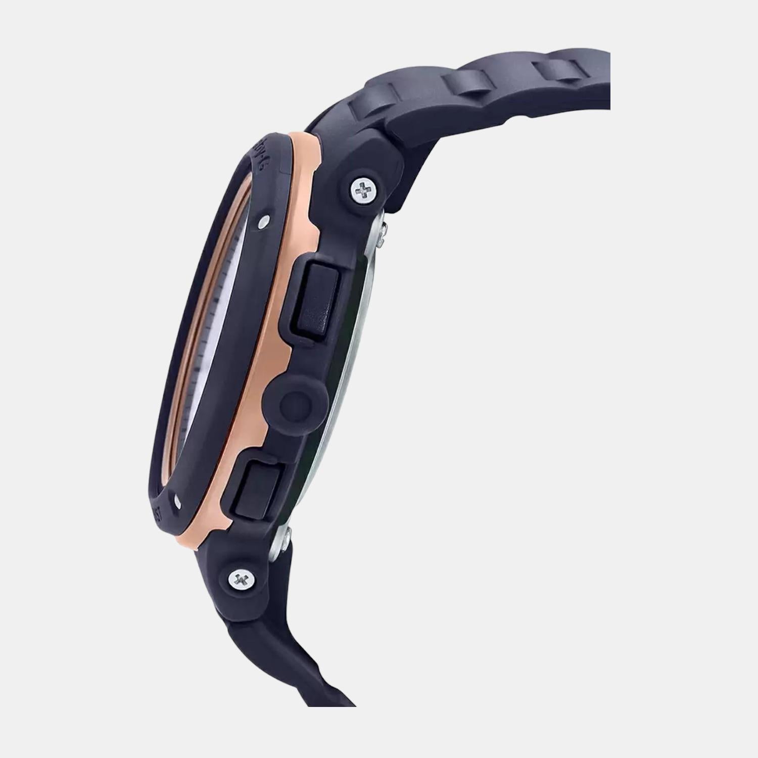 Casio Women Round Rose Gold watch