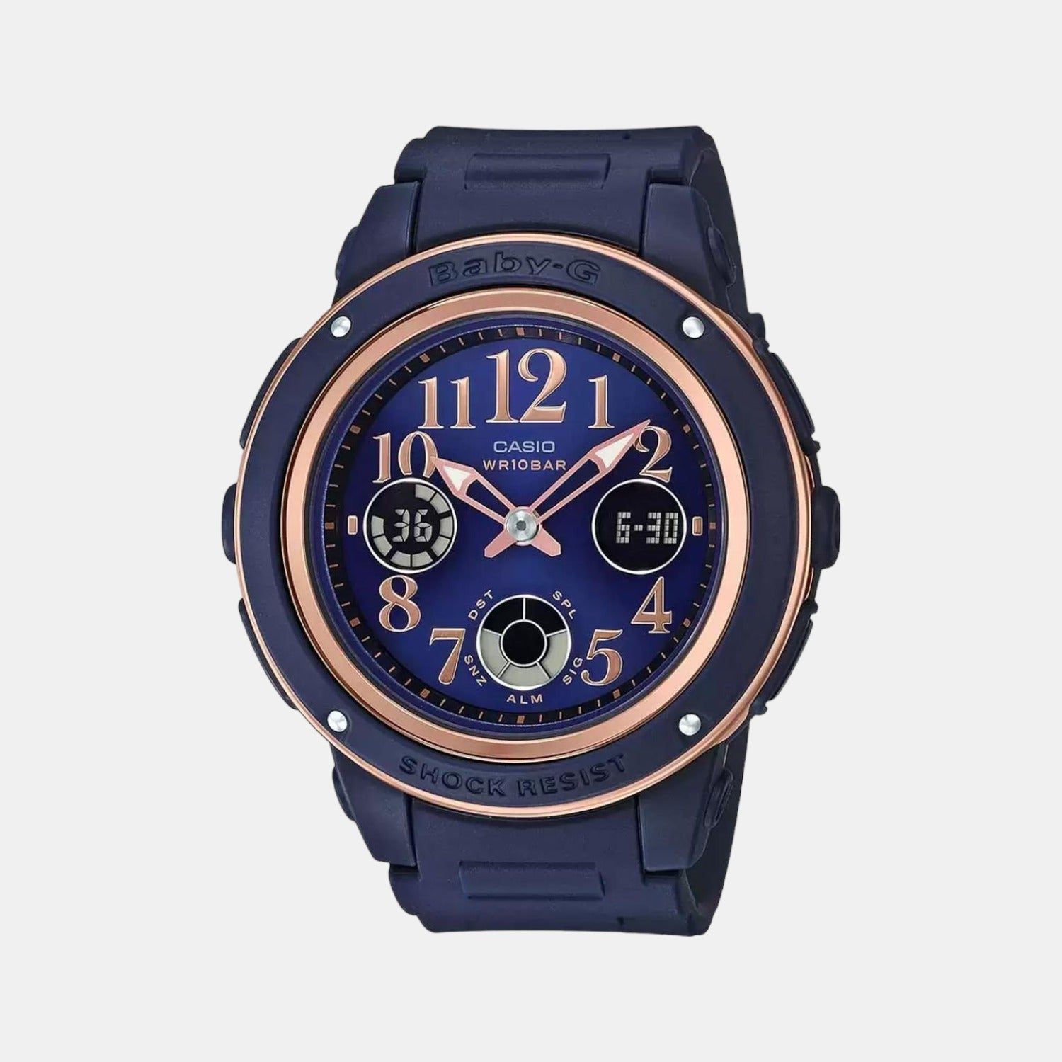 Casio Round Blue Analog-Digital watch