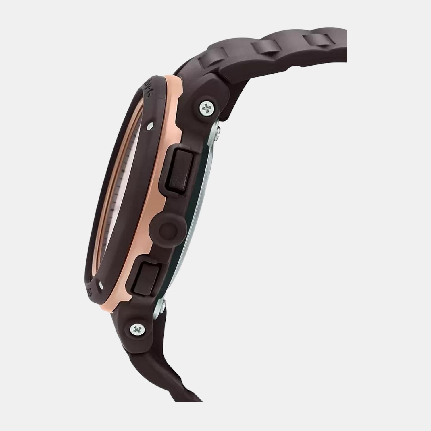 Casio Women Round Rose Gold watch