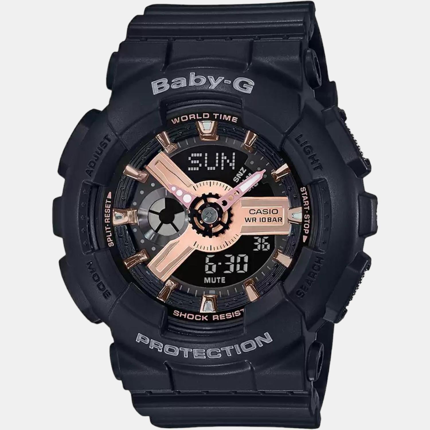 Casio Women Round Black watch