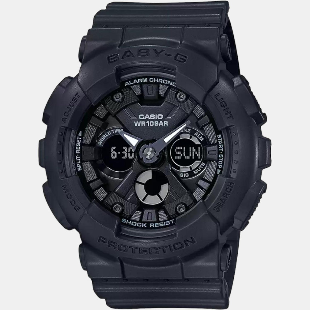 Casio Women Round Black watch