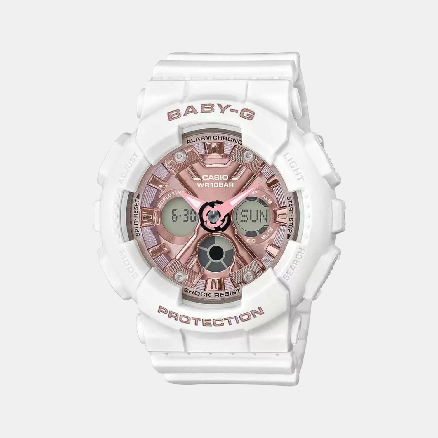 Casio Round Pink Analog-Digital watch