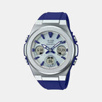 Casio Round Silver Analog-Digital watch