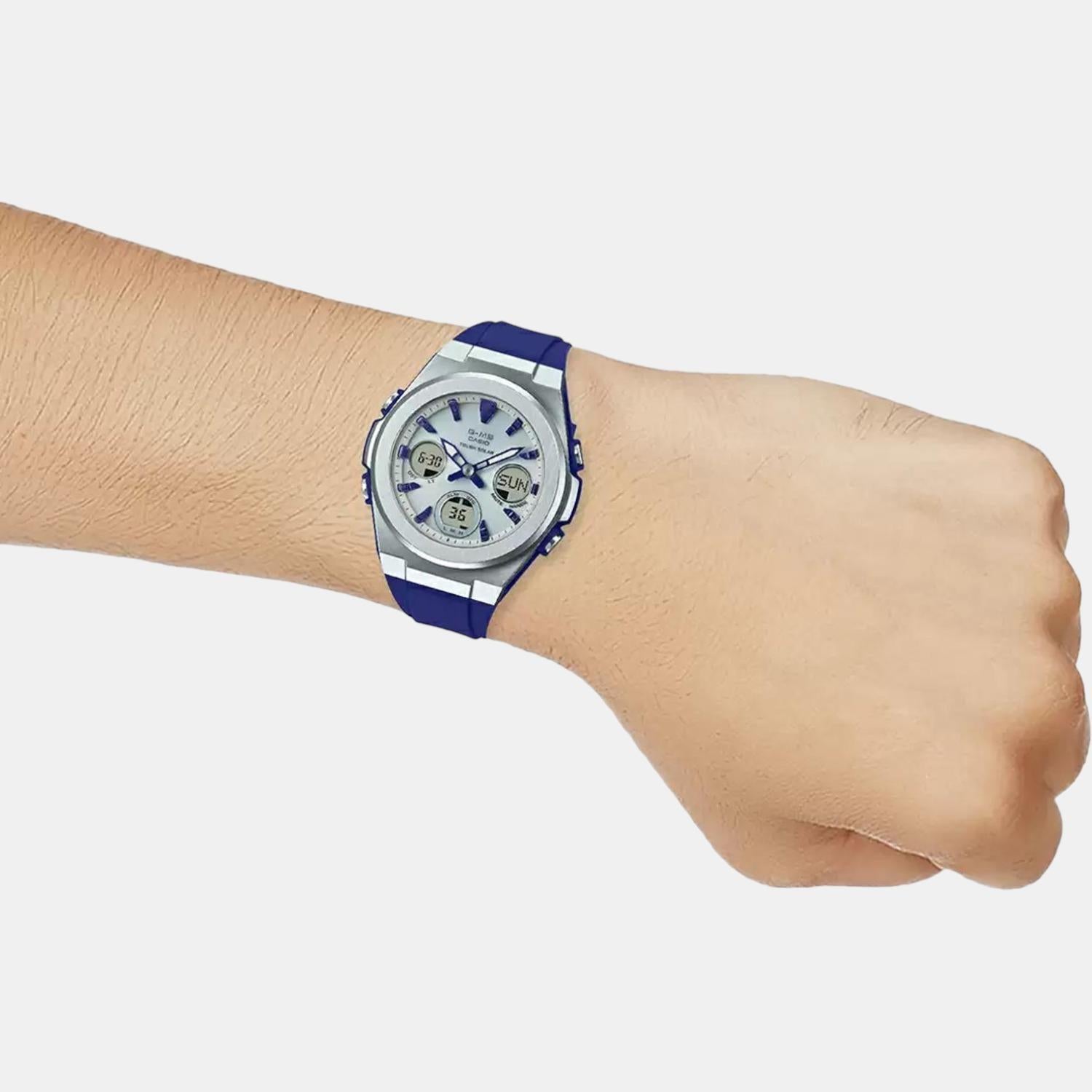 Casio 44 mm Blue Quartz watch