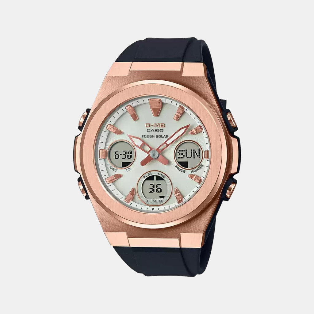 Casio Round Silver Analog-Digital watch