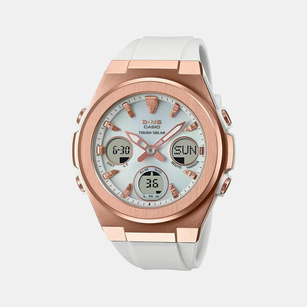 Casio Round Silver Analog-Digital watch