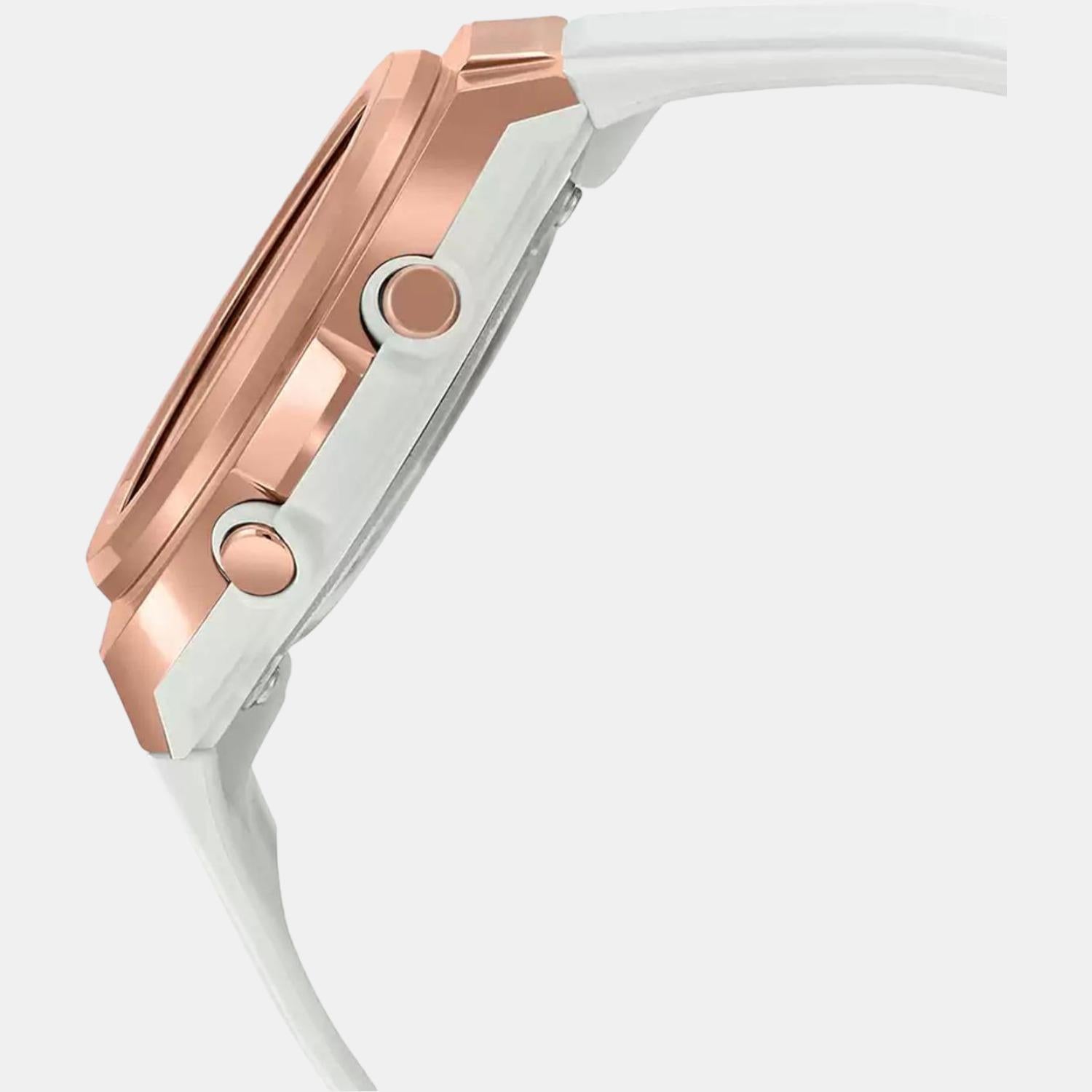 Casio Women Round Silver watch