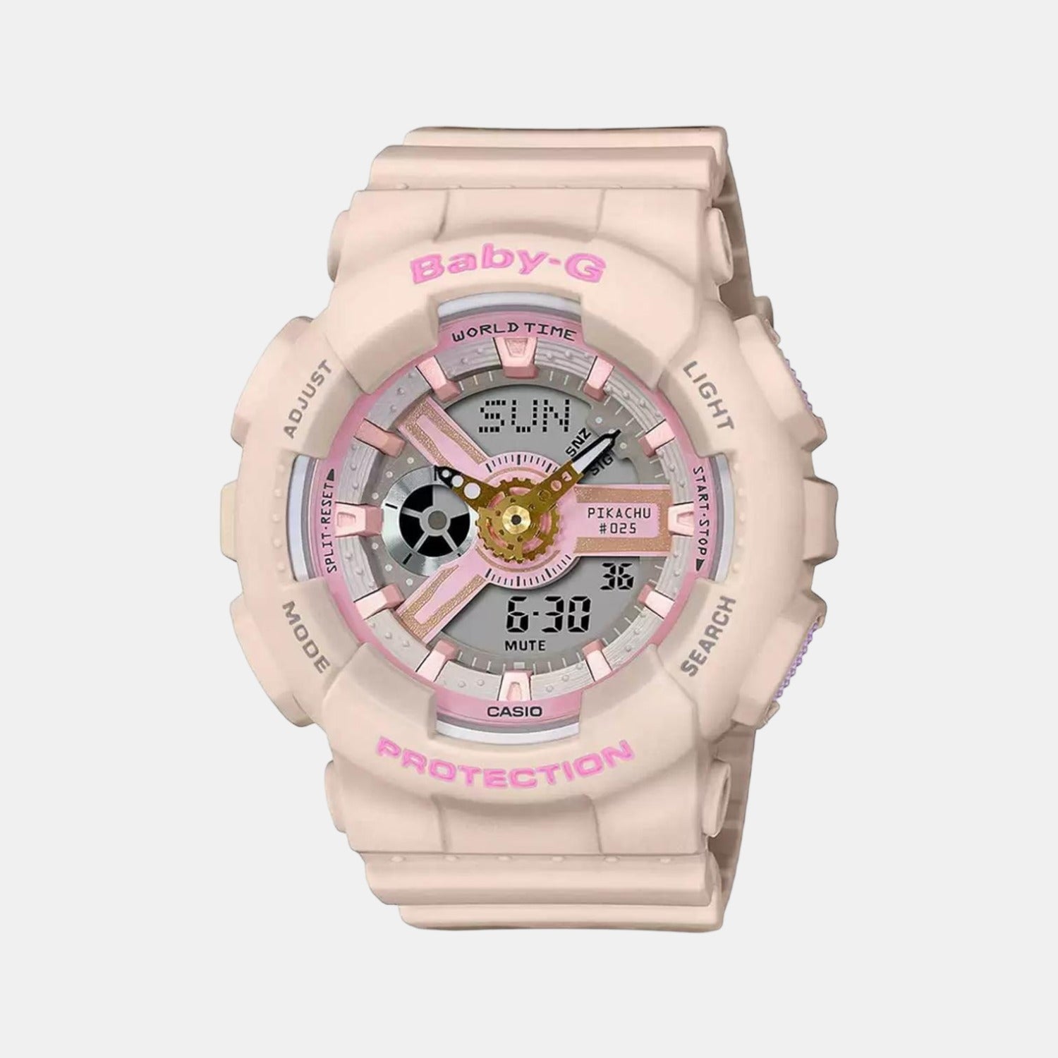 Casio Round Two Tone Analog-Digital watch