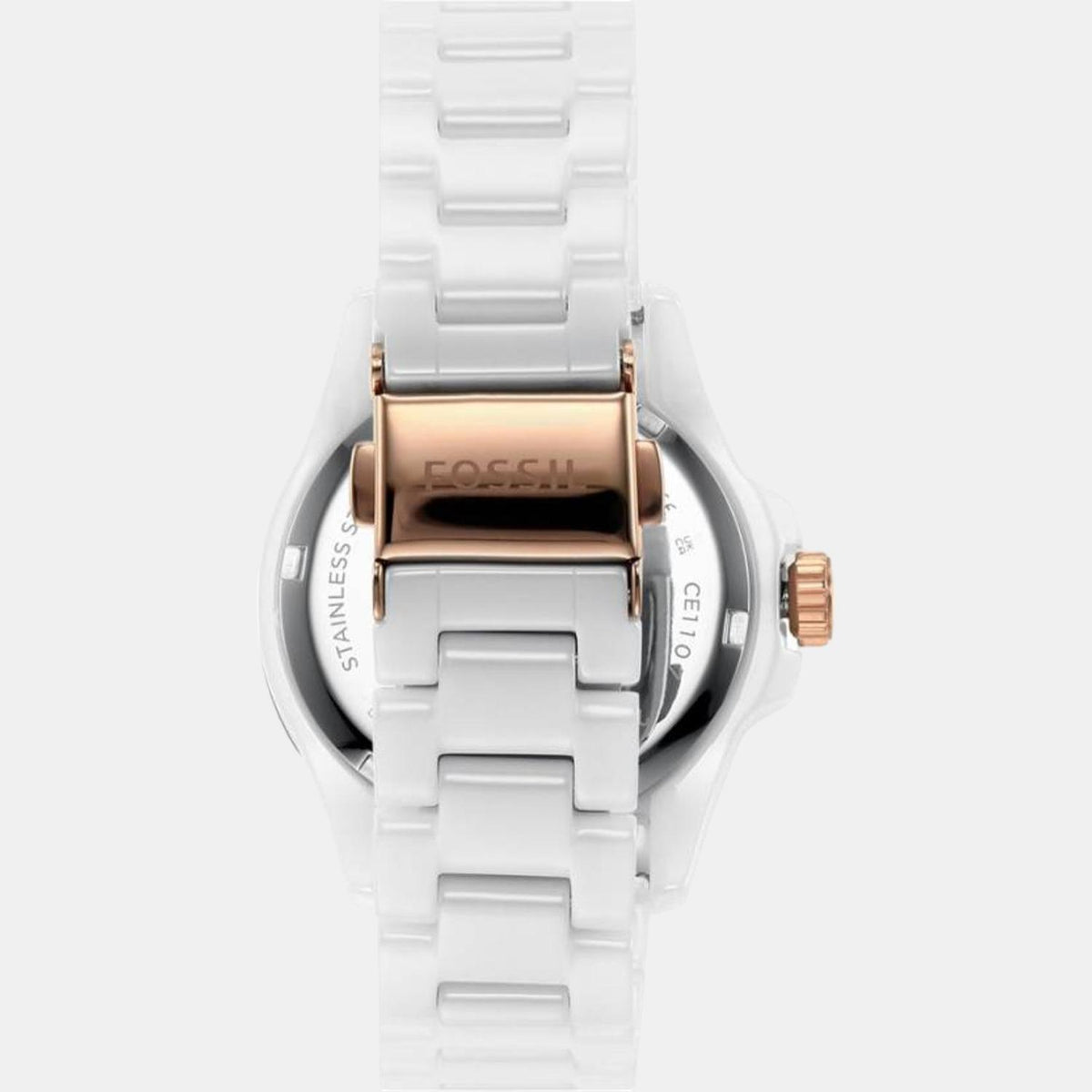 Fossil Women Round White watch