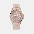 Fossil Round Brown Analog watch