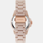 Fossil Women Round Brown watch