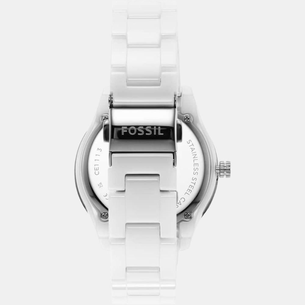 Fossil Women Round Silver watch
