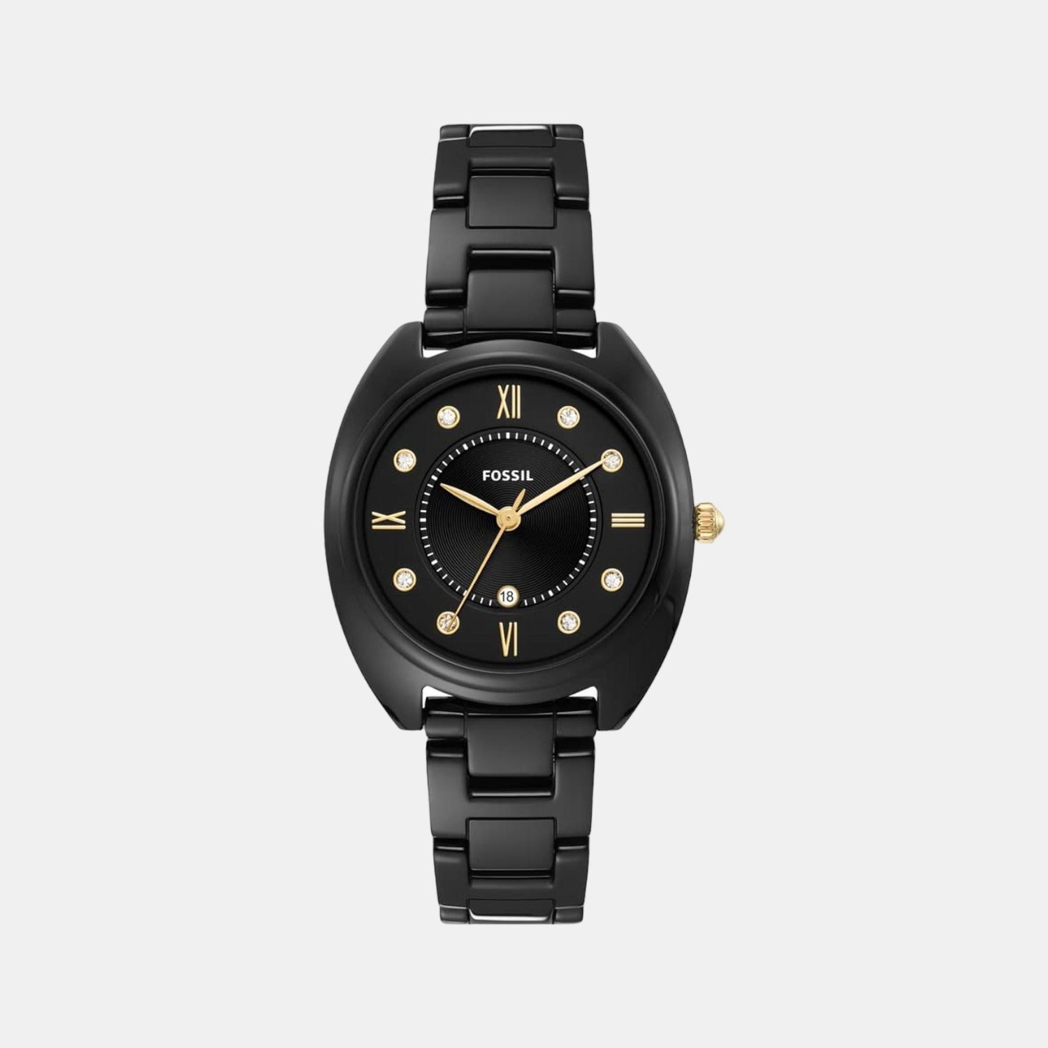 Fossil Round Black Analog watch