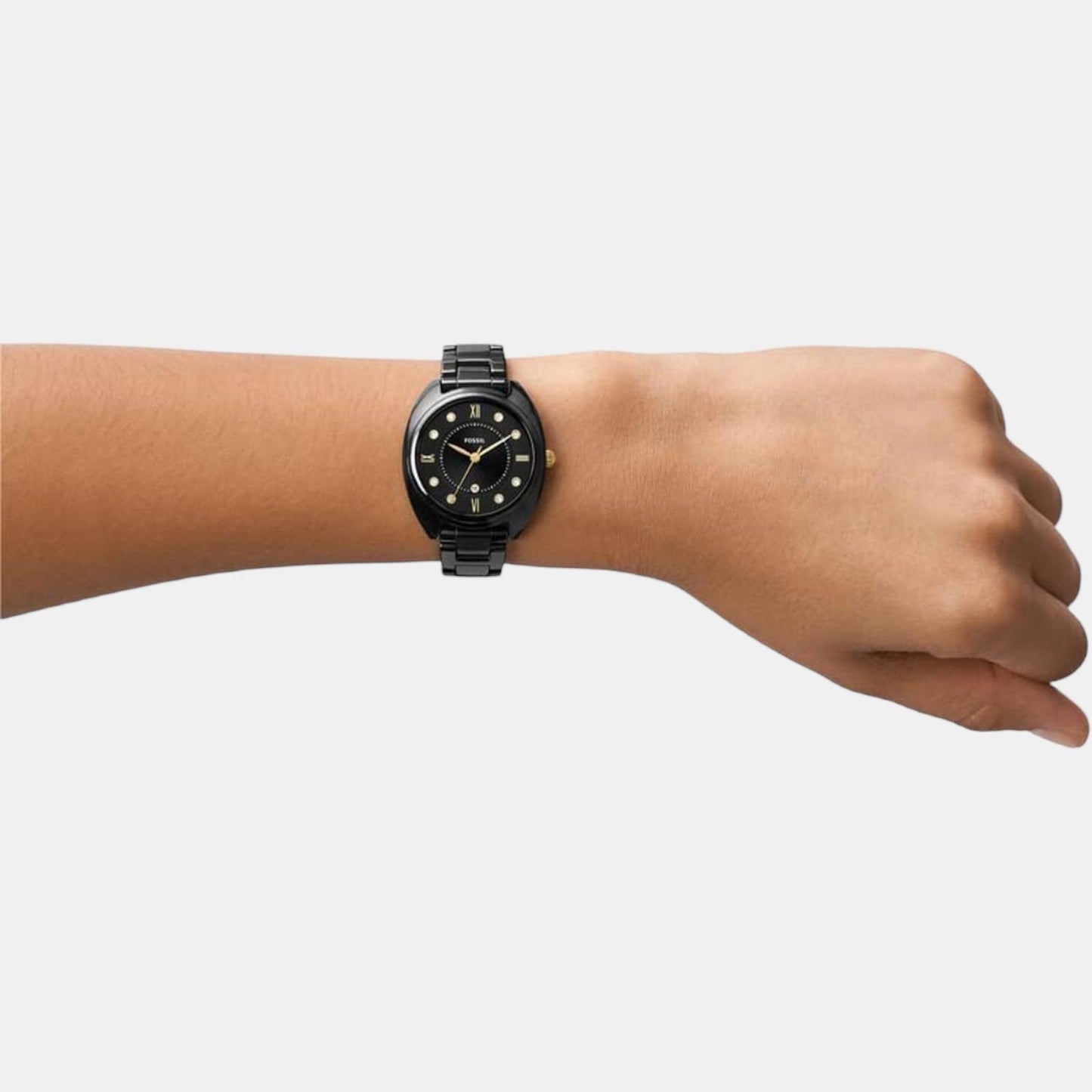 Women's Black Analog Ceramic Watch CE1114