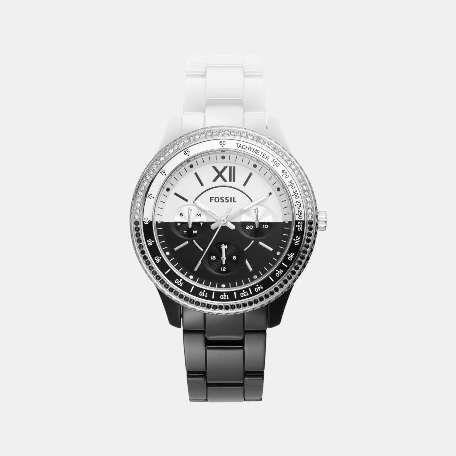 Fossil Round Two Tone Analog watch