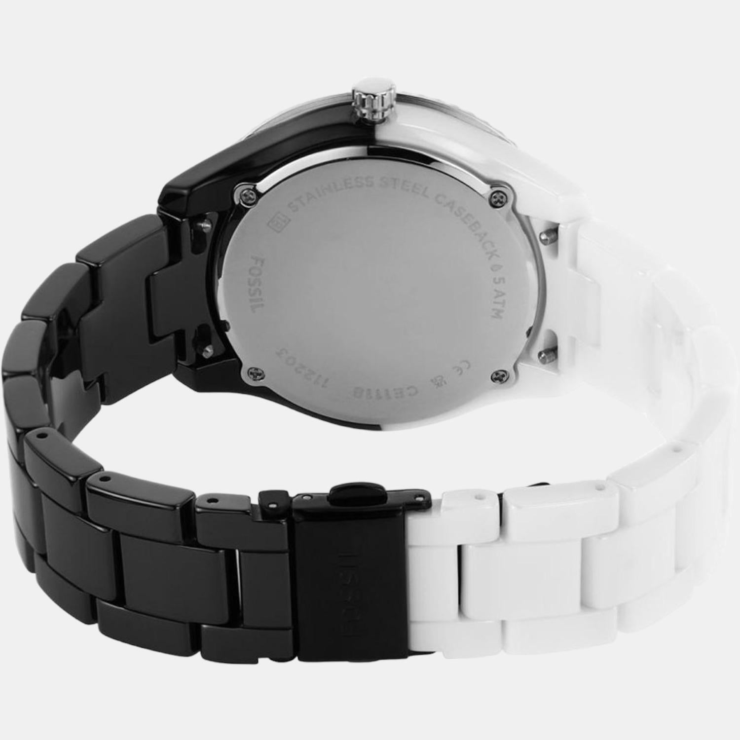 Fossil Women Round Two Tone watch