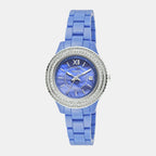Fossil Women Round Blue watch