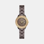 Fossil Round Brown Analog watch