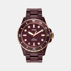 Fossil Round Brown Analog watch
