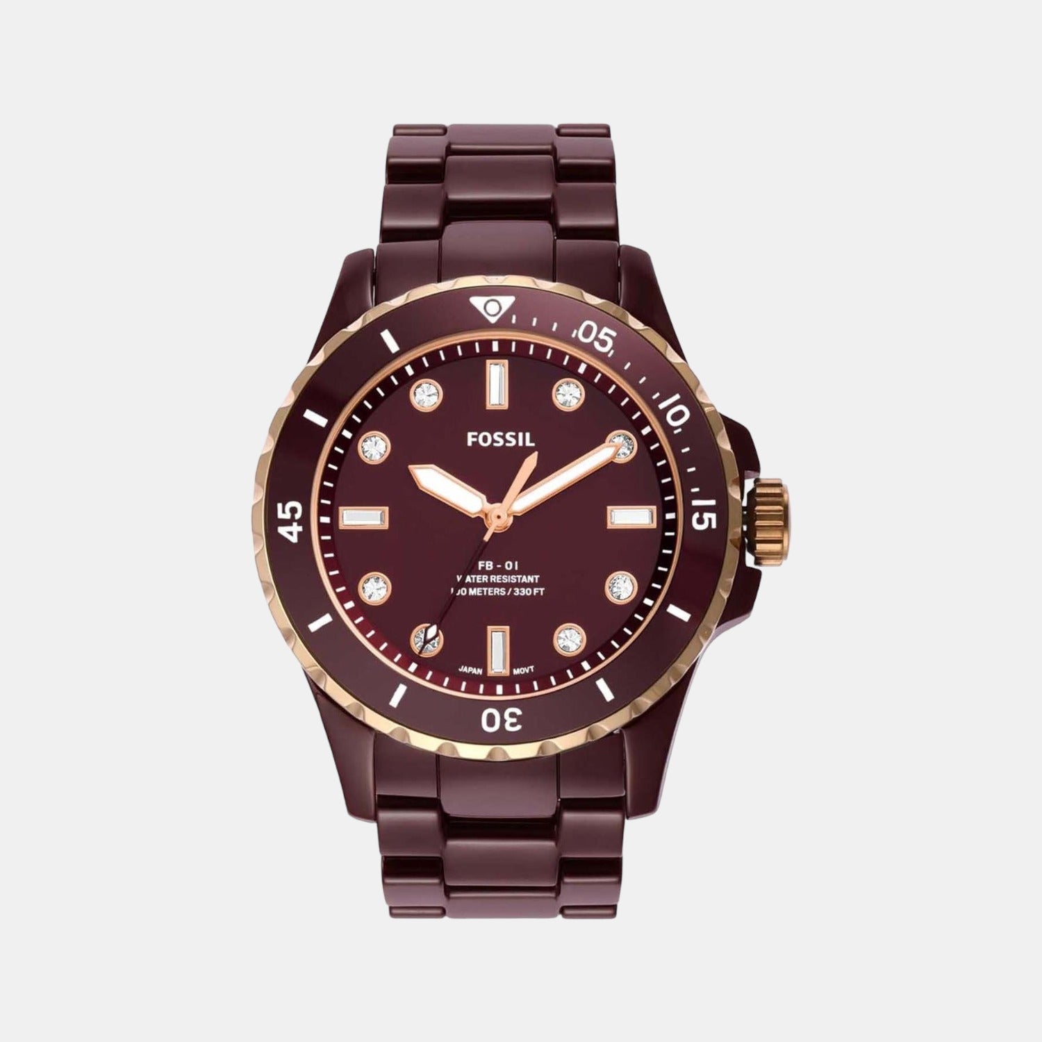 Male Brown Analog Ceramic Watch CE1123