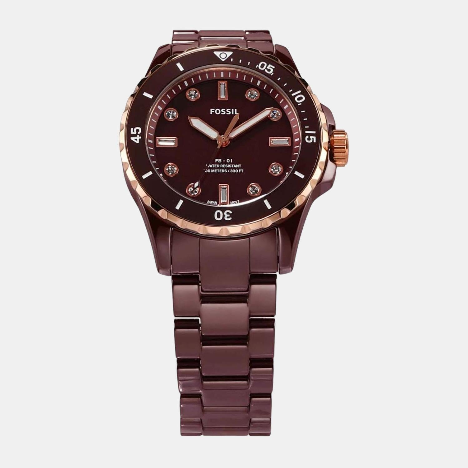 Fossil Men Round Brown watch