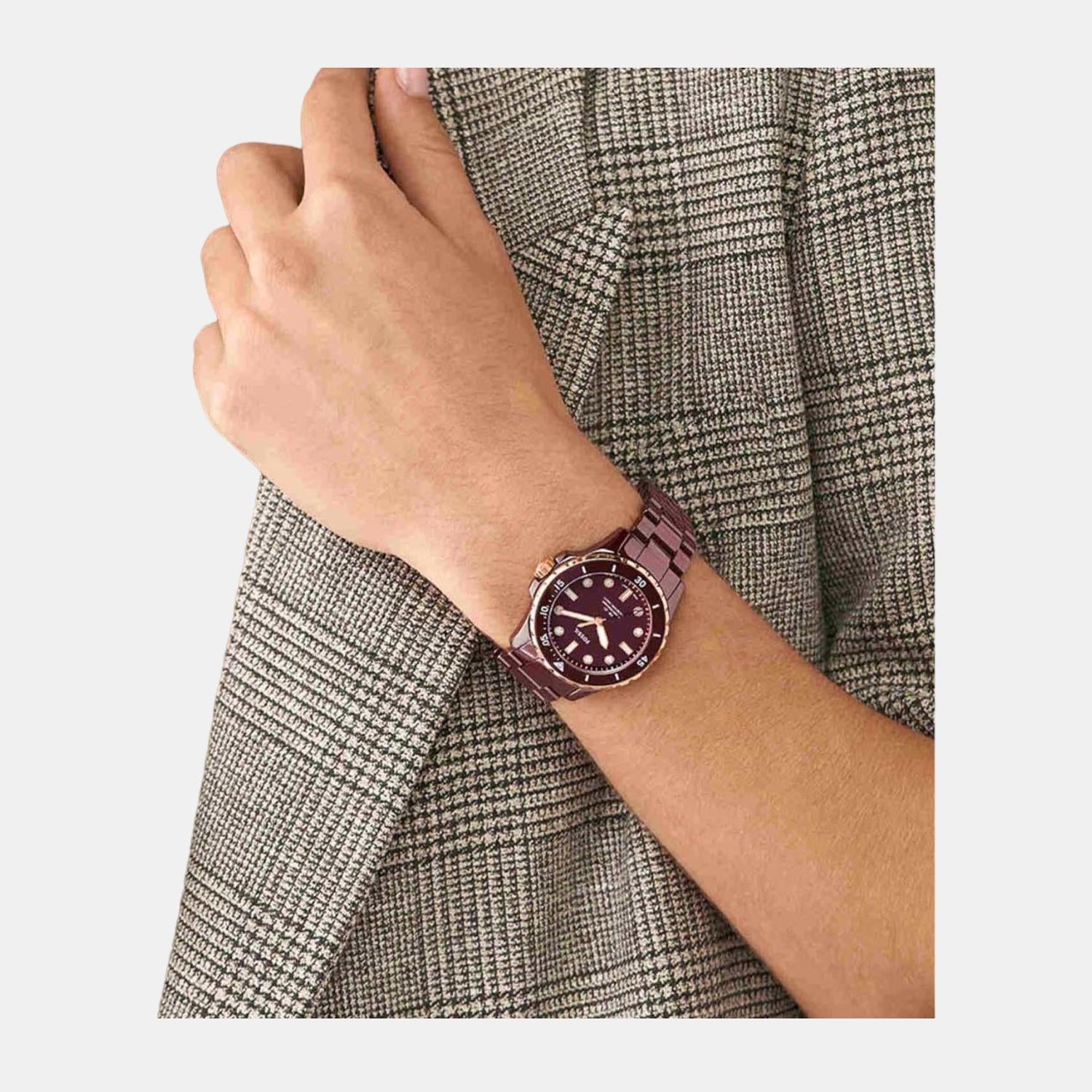 Fossil Ceramic Brown watch