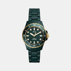 Fossil Round Green Analog watch