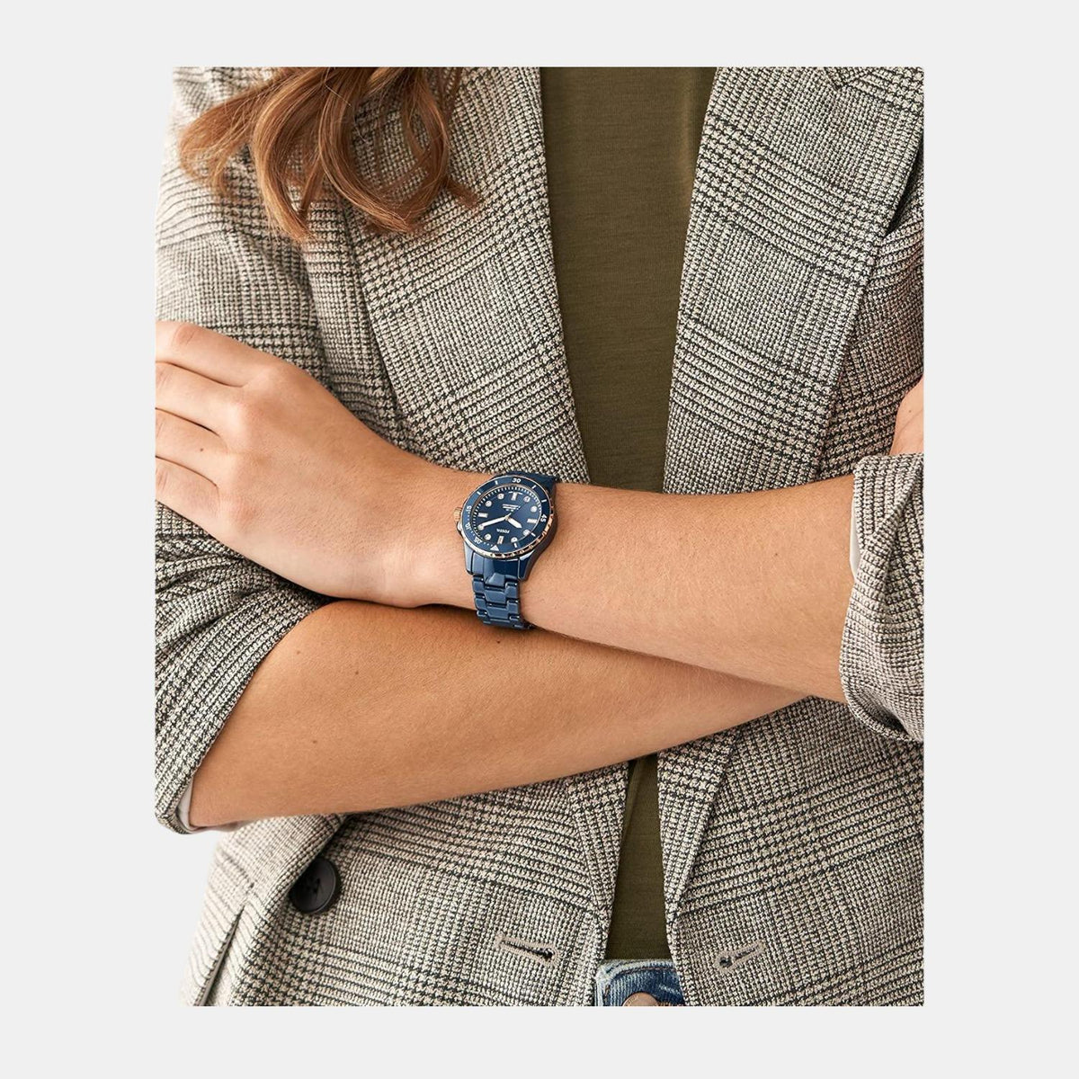 Fossil Ceramic Round watch