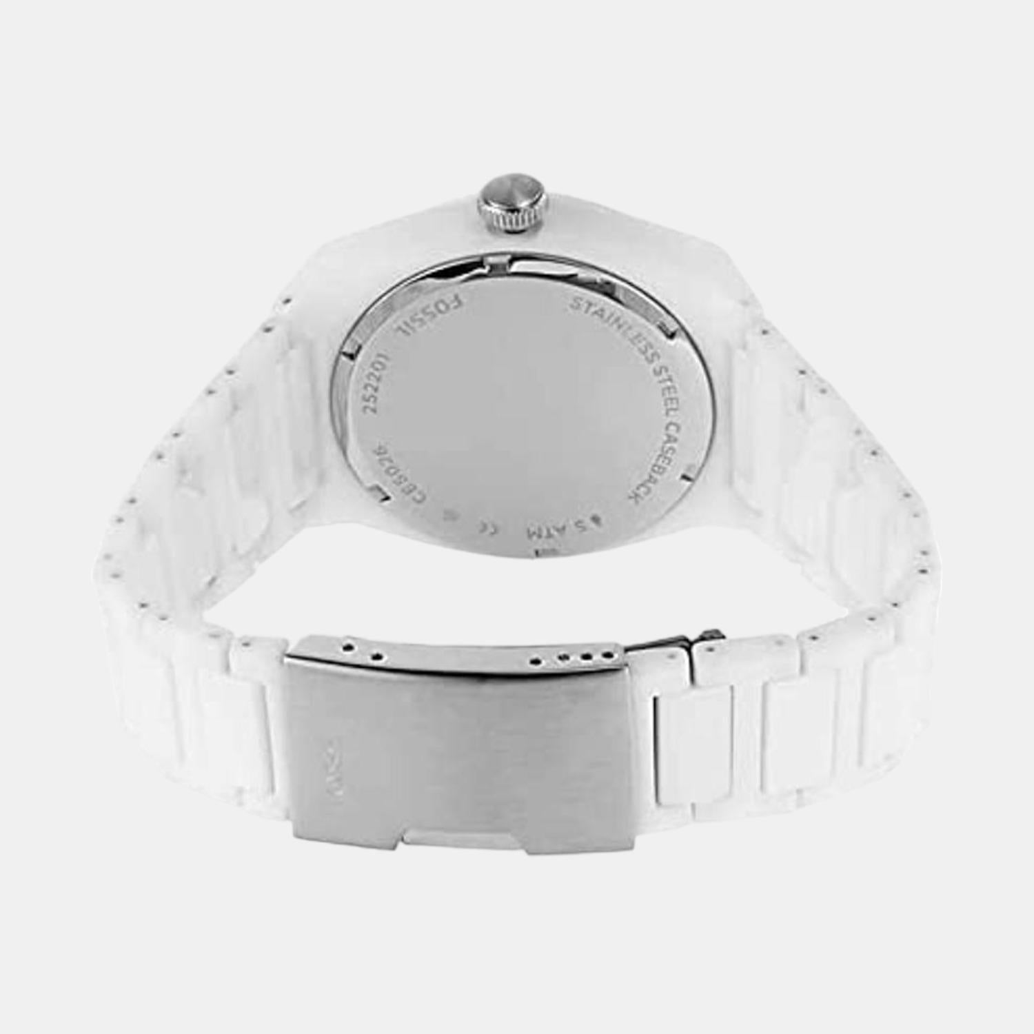 Fossil Men Round Silver watch