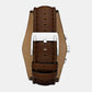Male Brown Leather Chronograph Watch CH2565I