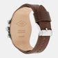 Male Brown Leather Chronograph Watch CH2565I