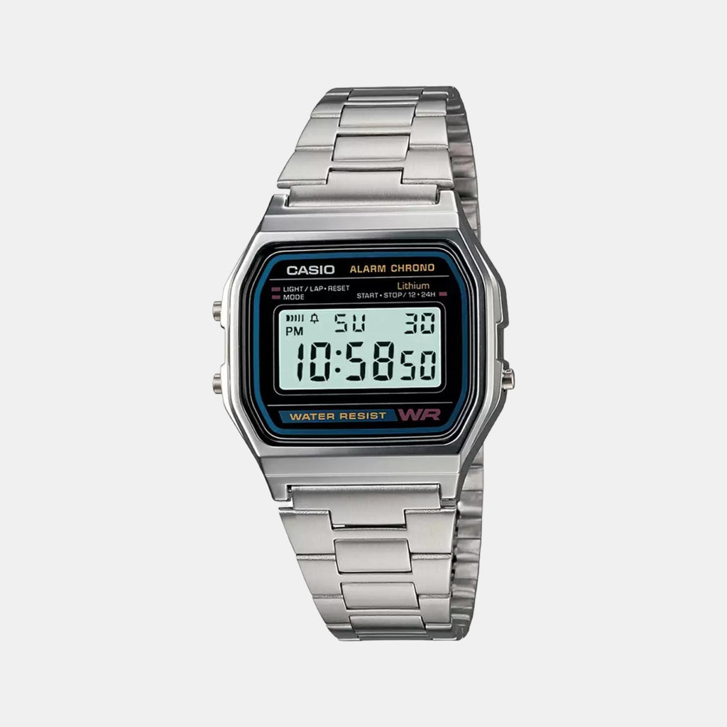 Casio Rectangular Casio Vintage Grey Stainless Steel Watch D011 – Just In Time Trading ...