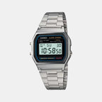 Casio Rectangular Grey Digital watch
