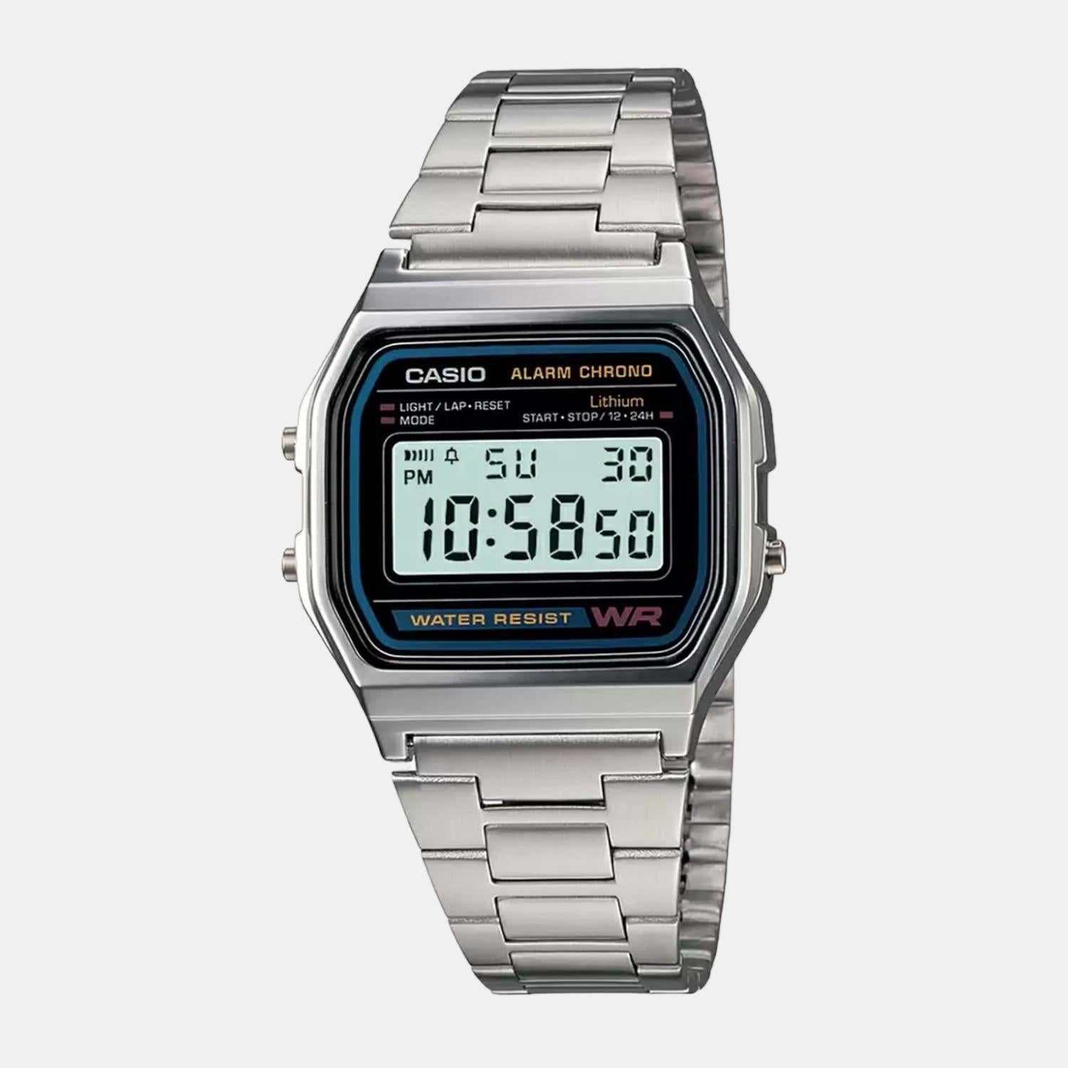 Casio Vintage Unisex Digital Stainless Steel Watch