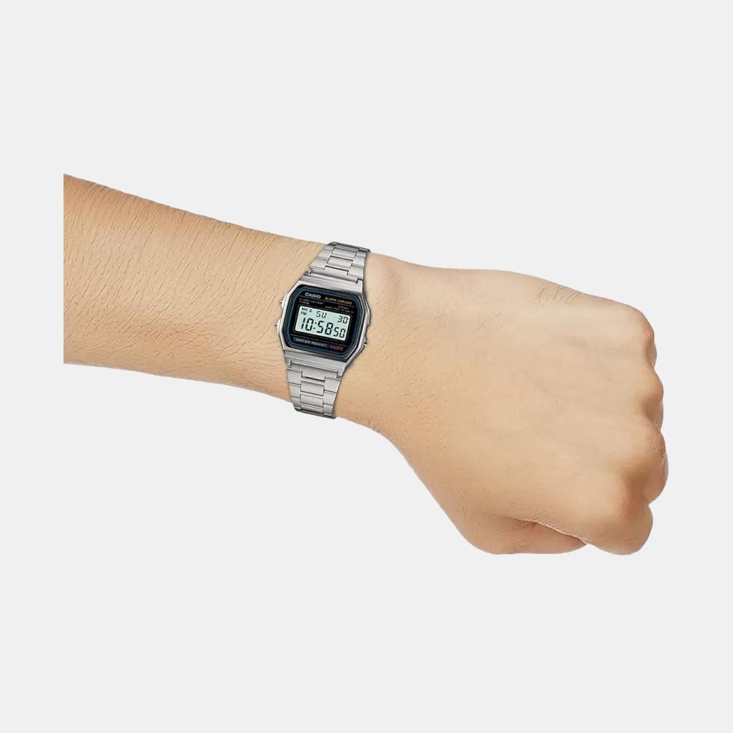 Casio Rectangular Quartz Digital Unisex watch