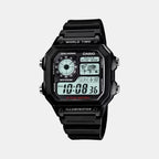 Casio Rectangular Black Digital watch