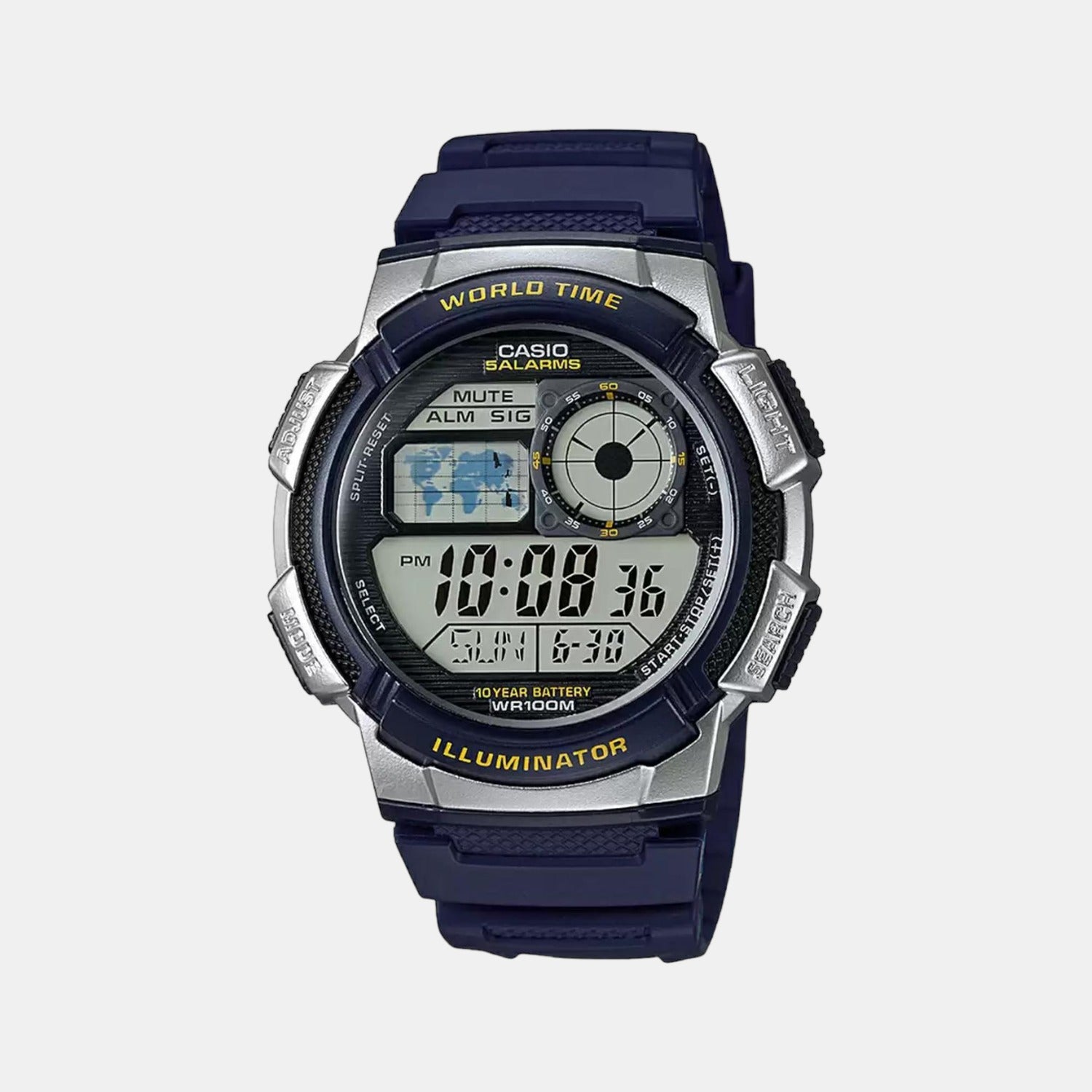Casio Round Black Digital watch