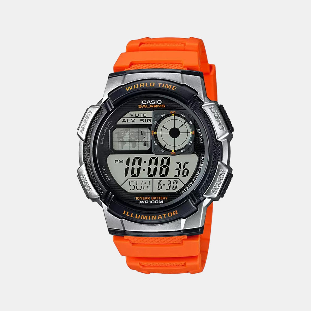 Casio Round Black Digital watch