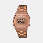 Casio Rectangular Rose Gold Digital watch