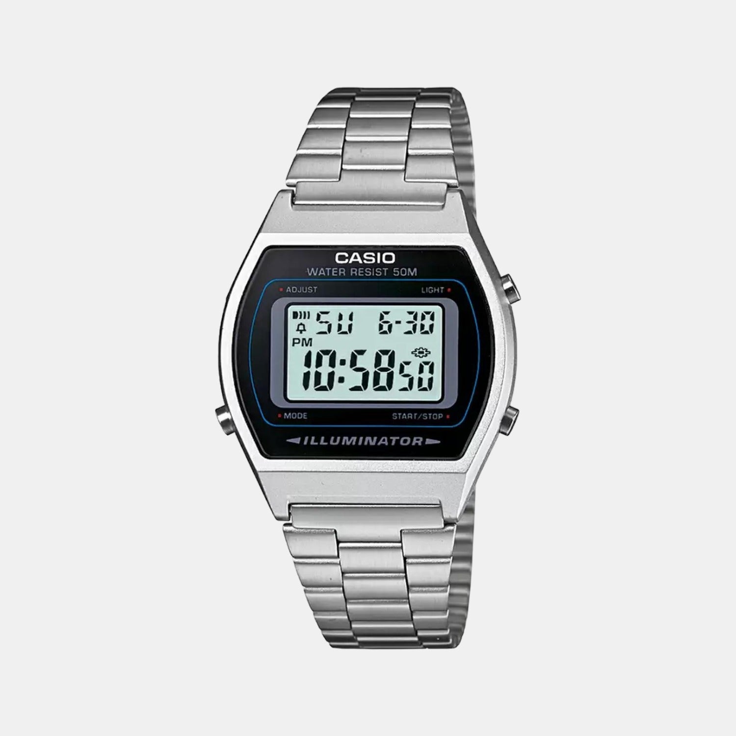 Casio Vintage Male Digital Stainless Steel Watch