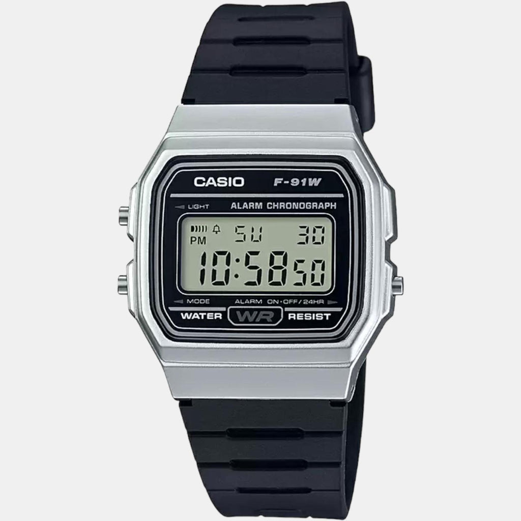 Casio Men Rectangular Black watch